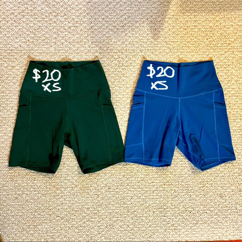 Colorfulkoala biker shorts w/pockets